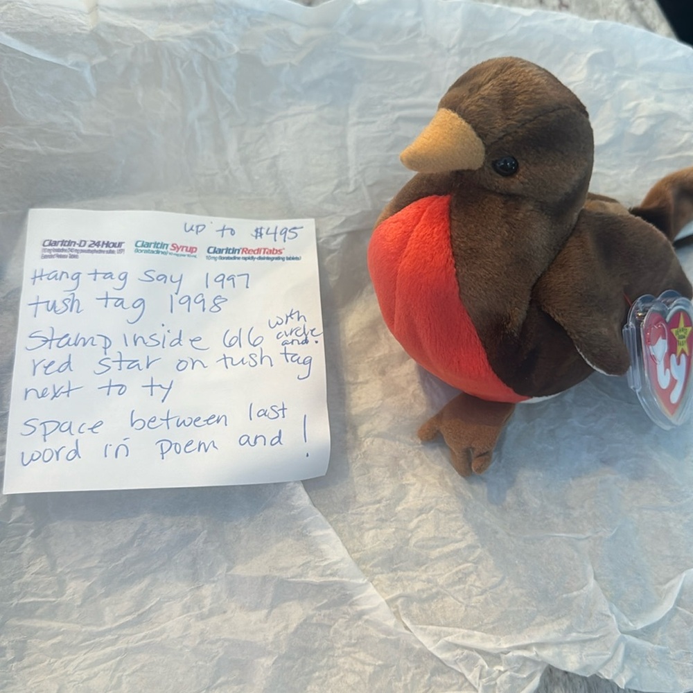 Early beanie baby